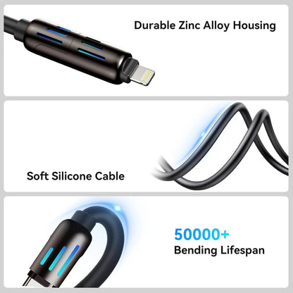 4-in-1 Multi USB Charging Cable | كابل شحن USB متعدد 4 في 1