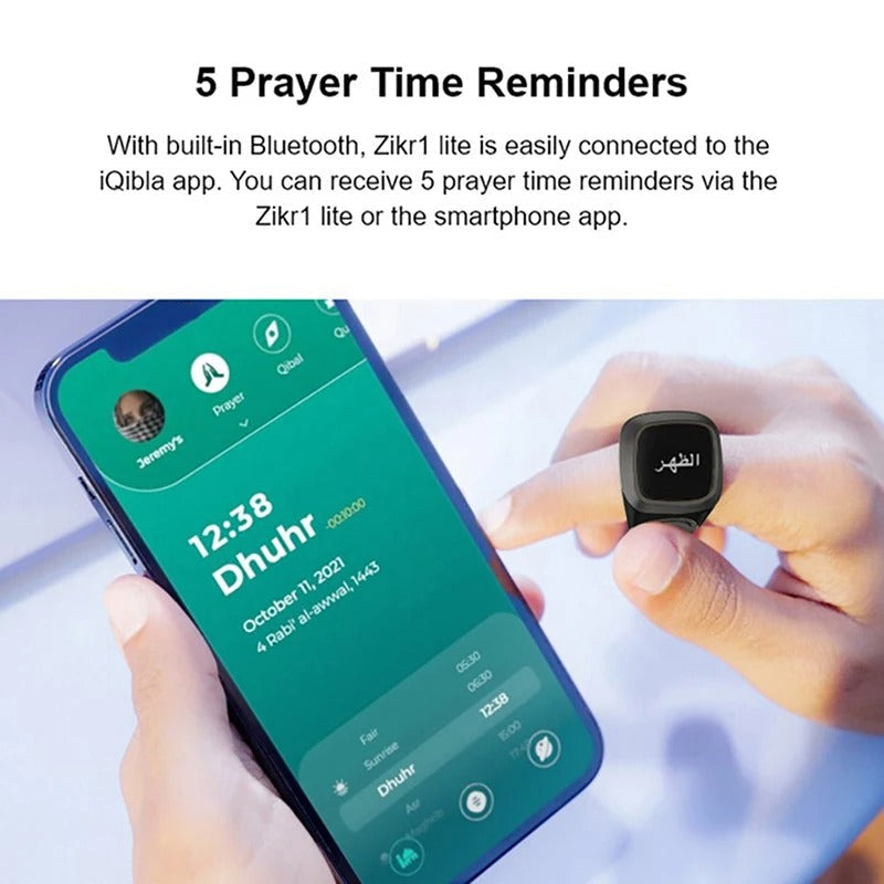 Muslims Zikr Ring Bluetooth Electronic Digital Tasbeeh